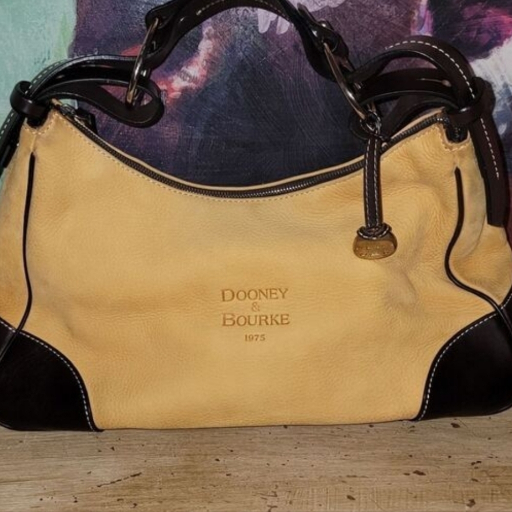 Dooney & Bourke 1975 Soft Leather Hobo Style Handbag